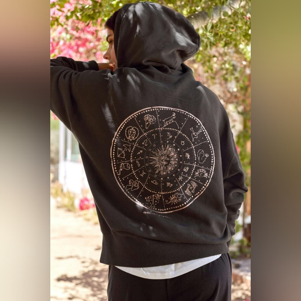 Spiritual Gangsters Zodiac Phoebe Oversized Hoodie EUC